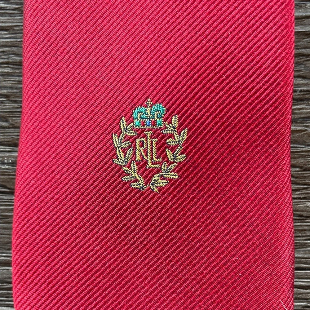 Lauren Ralph Lauren Big Boy Tie Classic Deep Red
